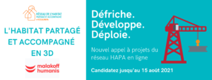Bannière de l'appel à projets 2021